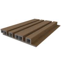 NTW Composiet Wandbekleding Castellation 4325 Profiel Teak