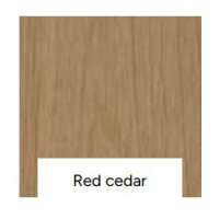 NTW Composiet Wandbekleding Castellation 50 Profiel Red Cedar