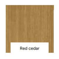 NTW Composiet Dekdeel Enkelzijdig 2.3x13.8x300cm Red Cedar